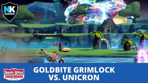 Angry Birds Transformers - Goldbite Grimlock vs. Unicron
