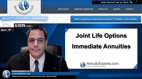 Single Premium Immediate Annuities For TWO LIVES! Joint & Survivor Lifetime Income Options Explained