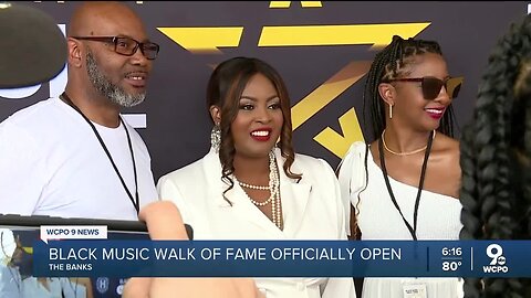 Black Music Walk of Fame opens to fanfare near Paycor Stadium