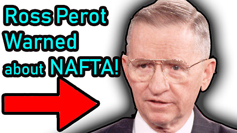 Ross Perot Warned NAFTA will hurt American jobs!