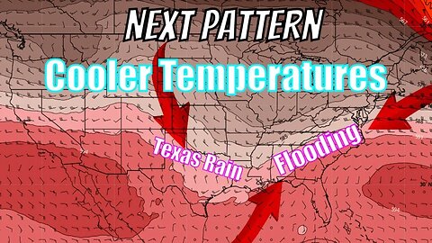 This Pattern Will Bring Texas Rain, Flooding & Cooler Temperatures - The WeatherMan Plus