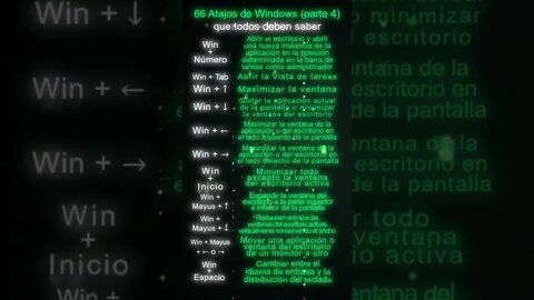 66 Atajos de teclado con la tecla Windows P4