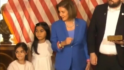 Nancy Pelosi Is Now Elbowing Kids