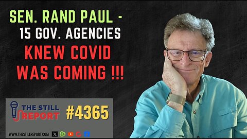4365, Fifteen Gov. Agencies Knew COVID Was Coming , 4365