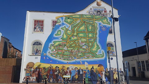 World Famous Map Mural of Portsmouth 1 & 2