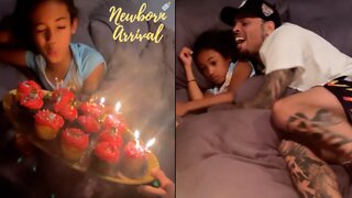 Chris Brown Wakes Daughter Royalty Up To Wish Her A Happy 8th B-Day! 🎂