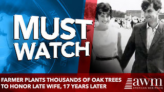 Farmer Plants Thousands of Oak Trees to Honor Late Wife, 17 years later