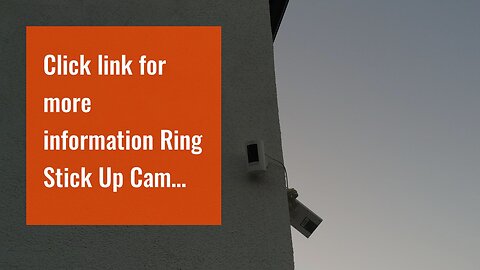 Click link for more information Ring Stick Up Cam Battery HD security camera with custom privac...