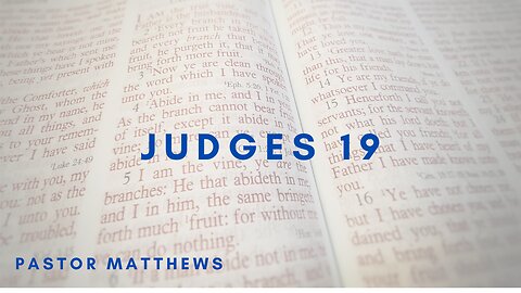 "Judges 19" | Abiding Word Baptist