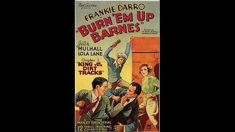 BURN-'EM UP BARNES {1934)--colorized,