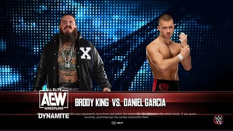 AEW Continental Classic Tournament Blue League Brody King vs Daniel Garcia