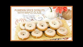 CopyCat Recipes Pumpkin Spice Donuts with Maple Glaze cooking recipe food recipe Healthy recipes