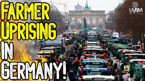 HUGE: FARMER UPRISING IN GERMANY! - Politicians Confronted! - Police Deployed