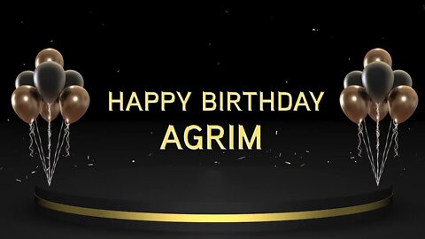 Wish you a very Happy Birthday Agrim