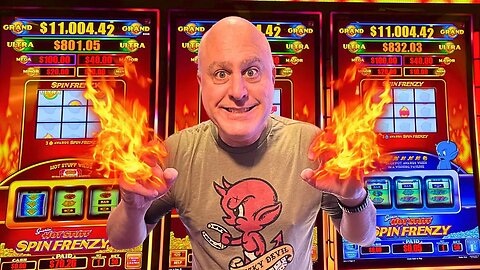 I'M ON FIRE! The Devil Inside Told Me to Max Bet the Machine!