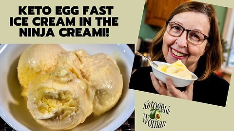 Keto Egg Fast Ice Cream using the Ninja Creami | 2.2 Total Carbs per Pint 4 Ingredients