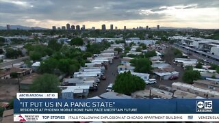 Phoenix mobile home owners forced off land for development