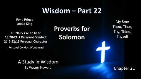 Wisdom - Part 22