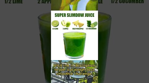 Super slim down juice recipe | How to get skinny drinks | Juice that makes you lose weight #Shorts