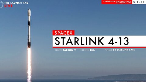 LIVE! SpaceX Starlink 4-13