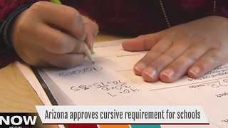 Arizona amends education standards, adds cursive requirement