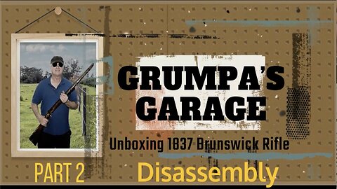 How to disassemble - Untouched P- 1837 Brunswick Two Groove Rifle from IMA