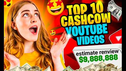 I will create youtube top 10 cash cow faceless videos and automated cash cow videos