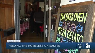 Local Pizzeria feeds the homeless on Easter Sunday