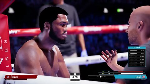 Undisputed Boxing Online Gameplay Joe Louis vs Joe Frazier 2 - Risky Rich vs hawkinside out