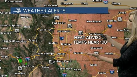 Heat Advisory for Denver on Monday