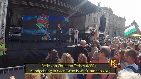 Rede von Christian Terhes - Kundgebung in Wien "Who is WHO" am 1.10.2023