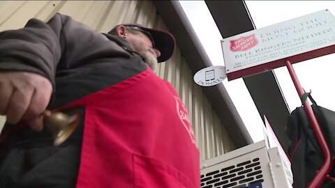 Salvation Army of Green Bay saw a 23% drop in Red Kettle donations in 2020 likely due to a lack of bell ringers