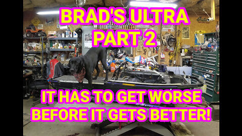 Brad's Ultra Part 2: It gets worse before it gets better! Vintage Polaris Snowmobile