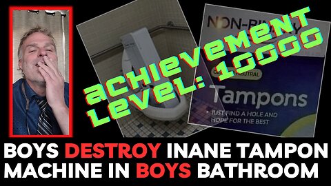 Boys Destroy Inane Tampon Machine In Boys Bathroom