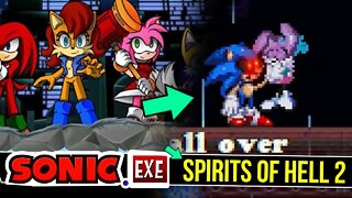 Final Tragico Jogo do Sonic 😈 | Sonic exe Spirits of Hell Round 2 #shorts
