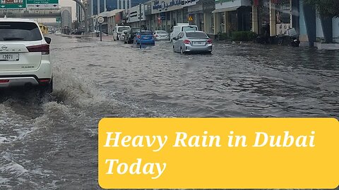Heavy Rain in Dubai Today 2023 UAE Rain 🌧 Dubai UAE Rain strom Rain Disaster 2023 Rain in Dxb