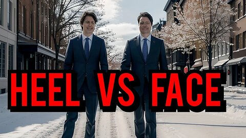 Heel Vs Face, its all a lie ,Justin Trudeau vs Pierre Poilievre , Donald trump vs Joe Biden