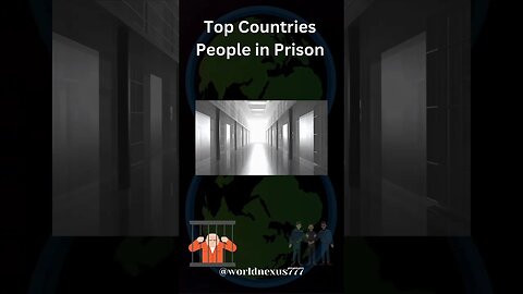 Most Countries People in Prison | #viral #trending #shorts #youtubeshorts #prison