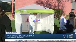 Students learn basics of forensic science at Grand Canyon University