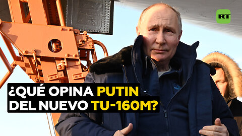 Putin comparte impresiones de su vuelo en el renovado bombardero Tu-160M