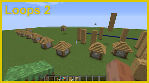 Coding Con Minecraft 2021 - 016 - Construyendo casas con loops