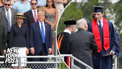 Trump attends son Barron's high school graduation