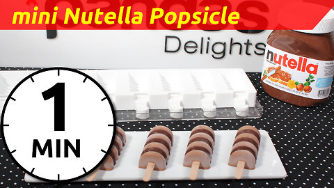 A Minute of Panda's Magic #1 - Nutella miniPopsicle