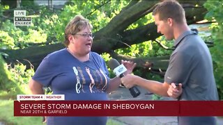 Sheboygan residents share their experiences during Wednesday night storms