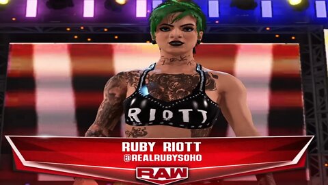 WWE 2k22 Ruby Riott Entrance