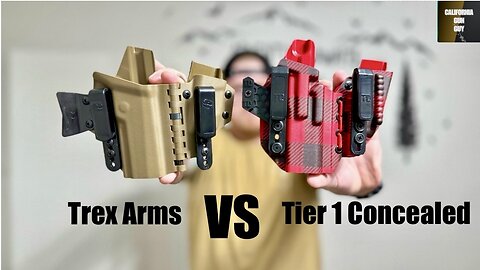 Trex Arms Sidecar 2.0 vs Tier 1 Concealed Axis Elite - Side by Side Comparison