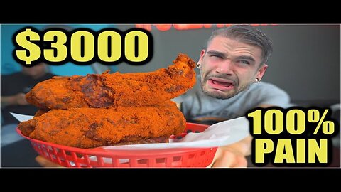 $3000 WORLD'S HOTTEST CHICKEN TENDER CHALLENGE (3.5 MILLION SCOVILLE) | CHEATED & SCAMMED?