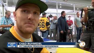 Chad Ruhwedel brings Stanley Cup to San Diego