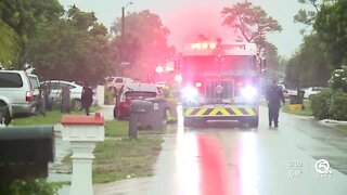 Home in West Palm Beach struck by lightning