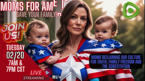 Moms For America! Moms reclaiming our culture for truth, family freedom and the constitution.